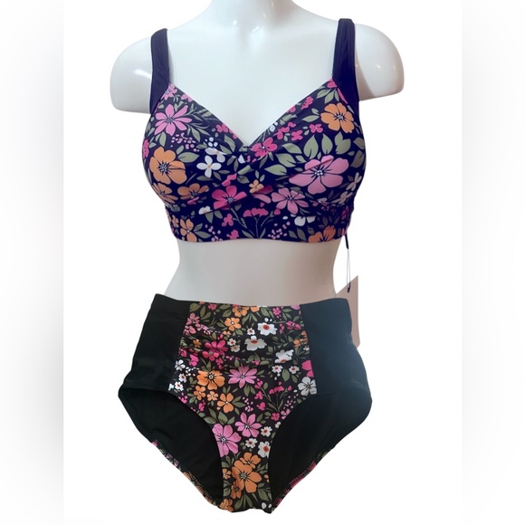 Hanna Nicole Floral Swim Set - Picture 1 of 6